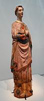 Statue, Ange de l'Annonciation (de Lupo di Francesco, Pise, 1320-1330, Bois, polychromie)(2)